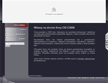 Tablet Screenshot of cidchem.pl